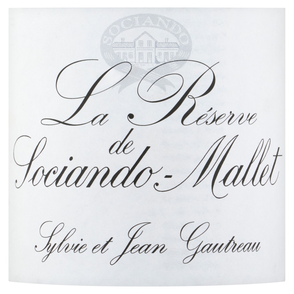 image 1 of La Reserve de Sociando-Mallet 75cl