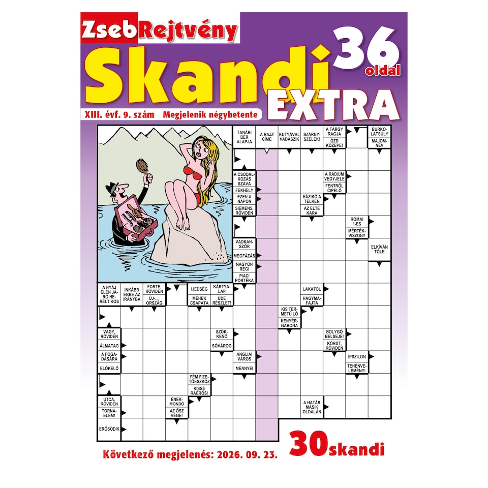 Zsebrejtvény Skandi Extra