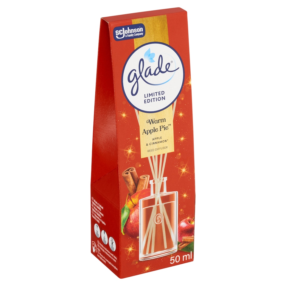 obrázok 1 z Glade Warm Apple Pie osviežovač vzduchu vonné tyčinky 50 ml