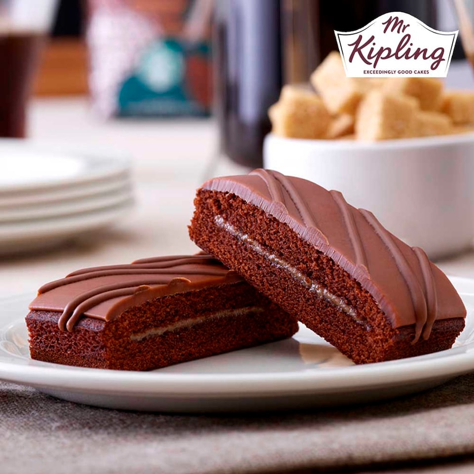 image 1 of Mr Kipling Milk Chocolate Cake Slices 8 Pack
