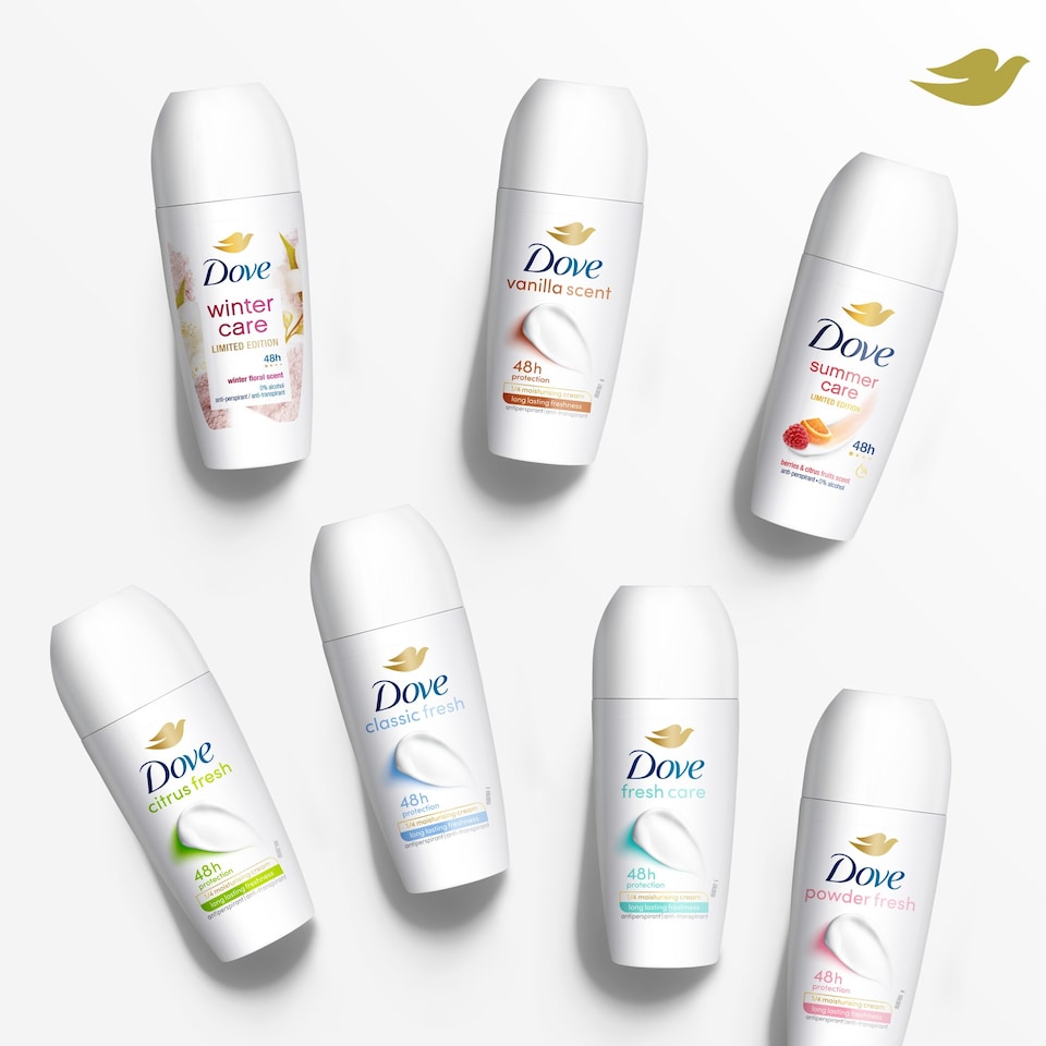 image 1 of Dove 48h Classic Antiperspirant Deodorant Roll On 50ml