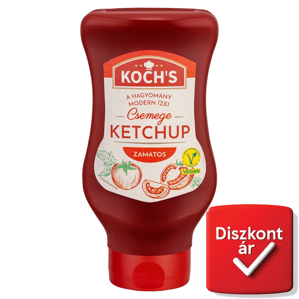 KOCH'S Csemege ketchup 500 g