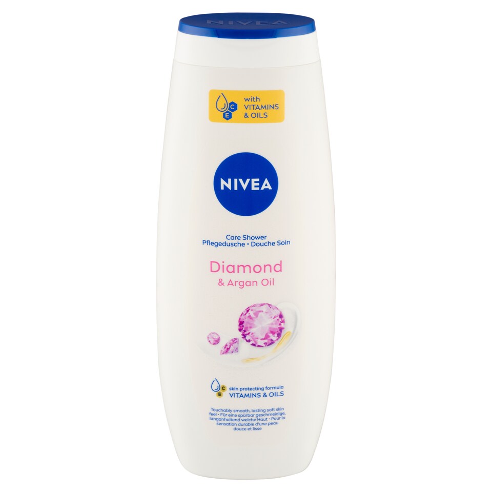 NIVEA Diamond & Argan Oil krémtusfürdő 500 ml