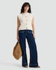 image 2 of F&F Cable Knit Sleeveless Cardigan  in Neutral