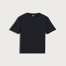F&F Pure Cotton Slim Fit Short Sleeved T-Shirt in Black