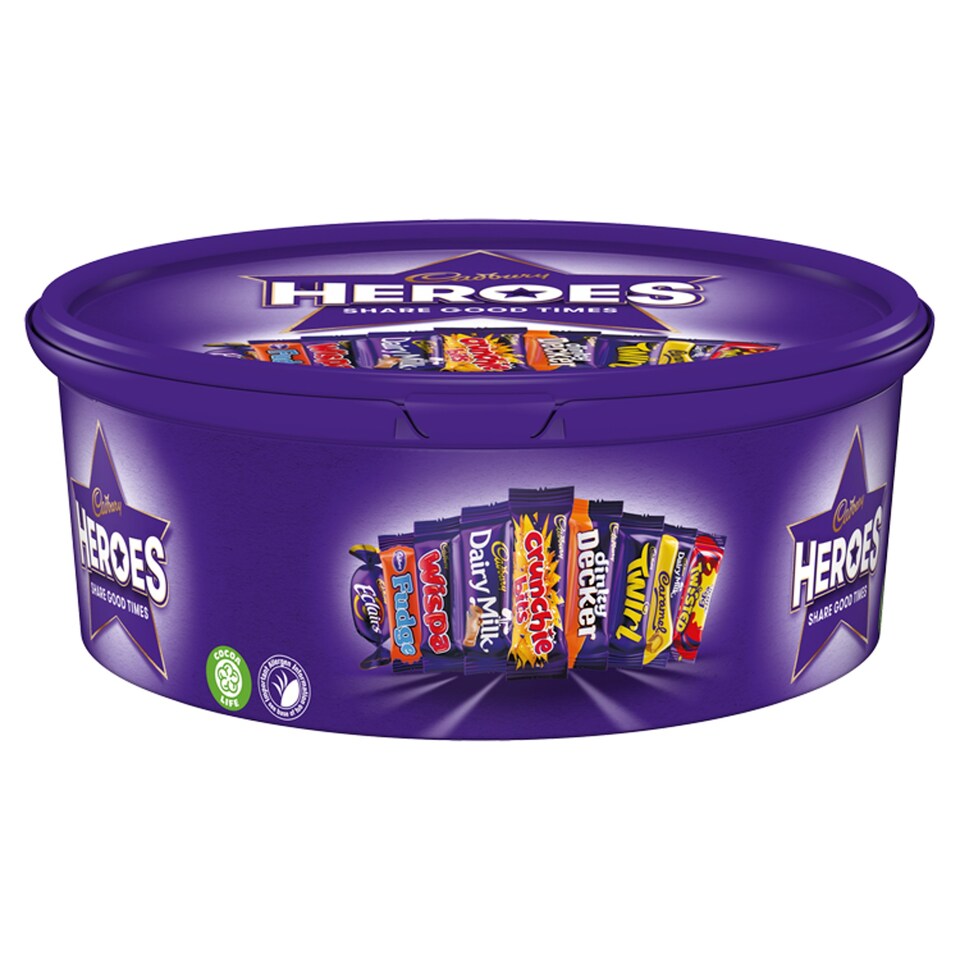 Cadbury Heroes 600G Tub
