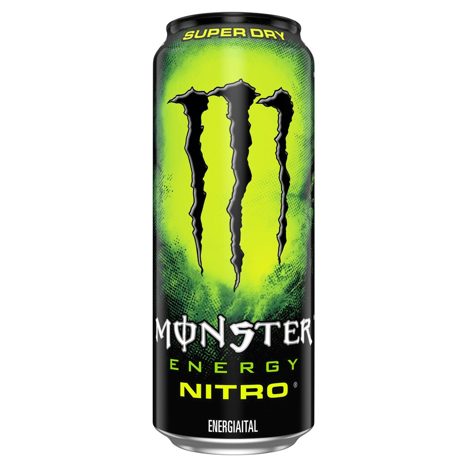 Monster Energy Nitro Super Dry szénsavas energiaital koffeinnel, cukrokkal és édesítőszerrel 500 ml