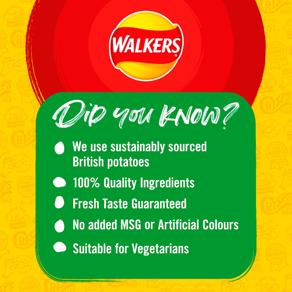 image 1 of Walkers Ready Salted & Salt & Vinegar Crisps Multipack 12x25g