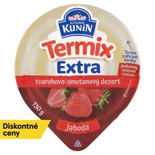 Mlékárna Kunín Termix extra jahoda 130 g