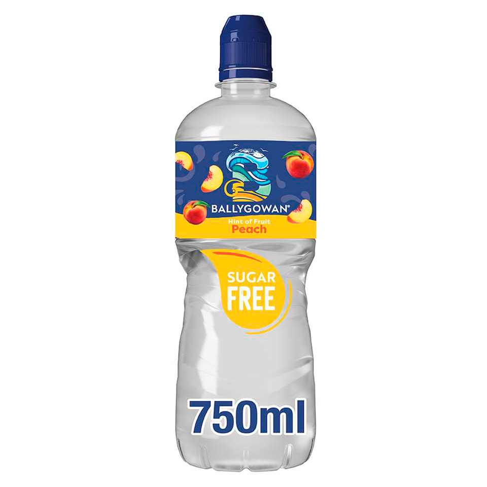 Ballygowan Hint of Fruit Peach Sugar Free Flavoured Still Water 750ml