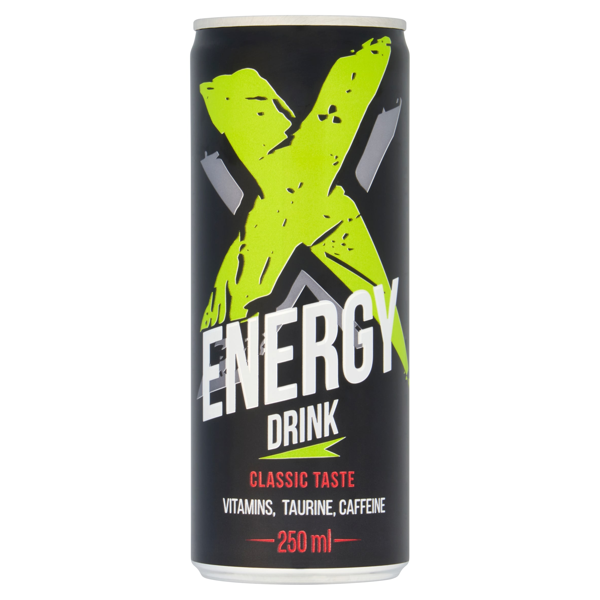X Classic Taste Energy Drink 250ml - Tesco Groceries