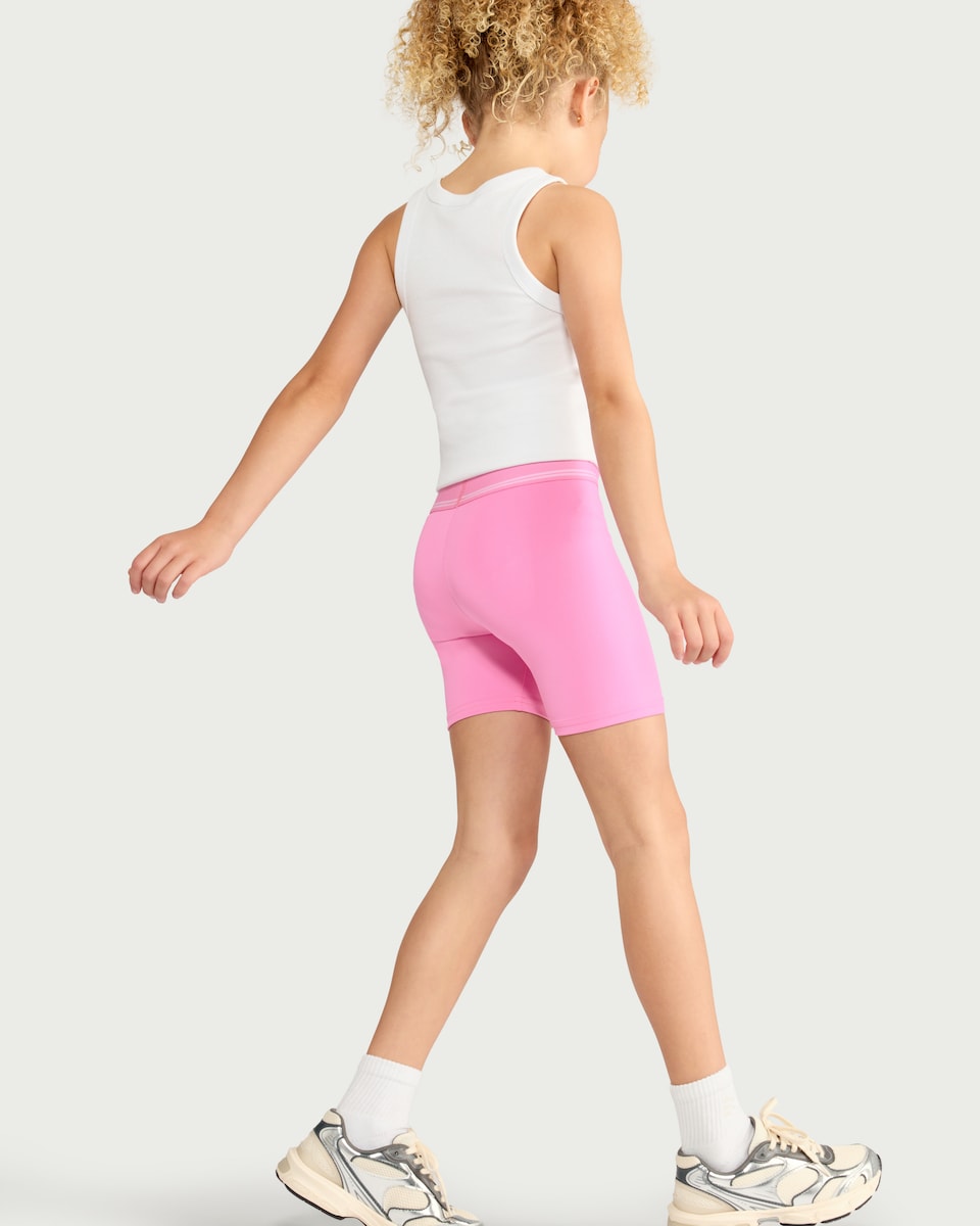 image 1 of F&F Active Girls ULTRAMOVE Cycling Shorts in Multi