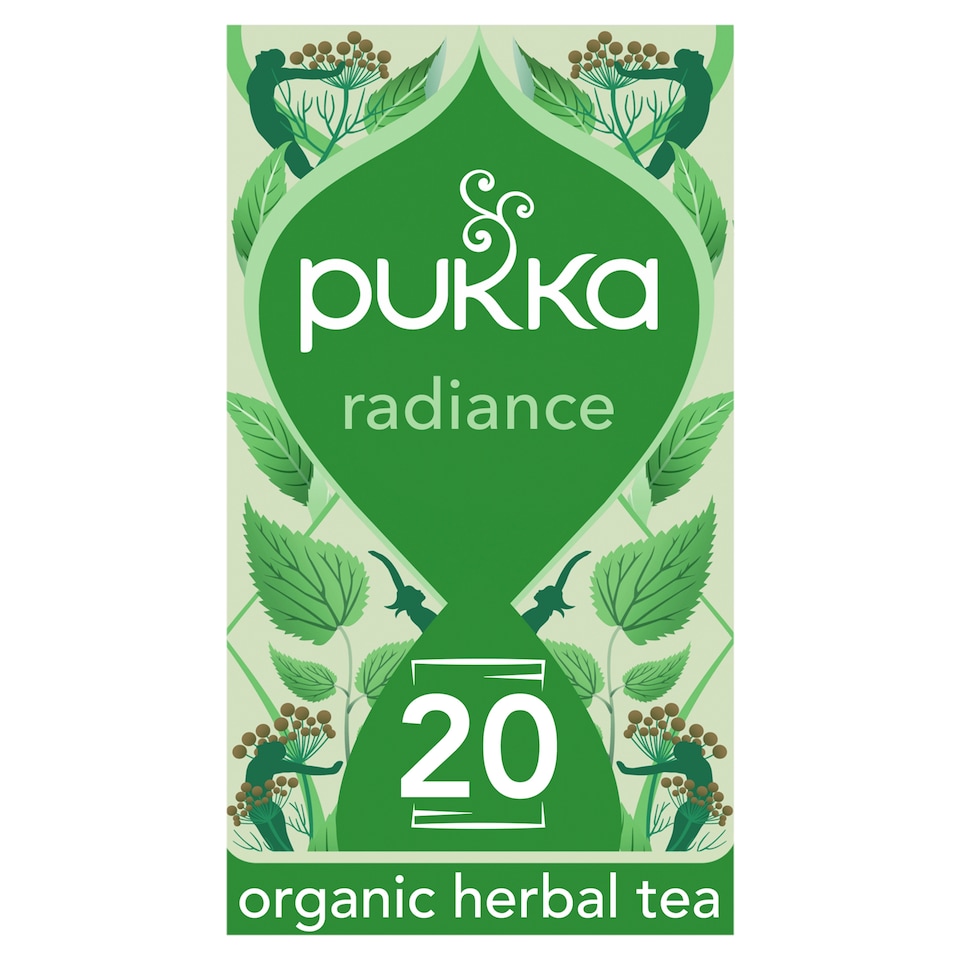 Pukka Radiance Organic Herbal Tea 20 Sachts 36G