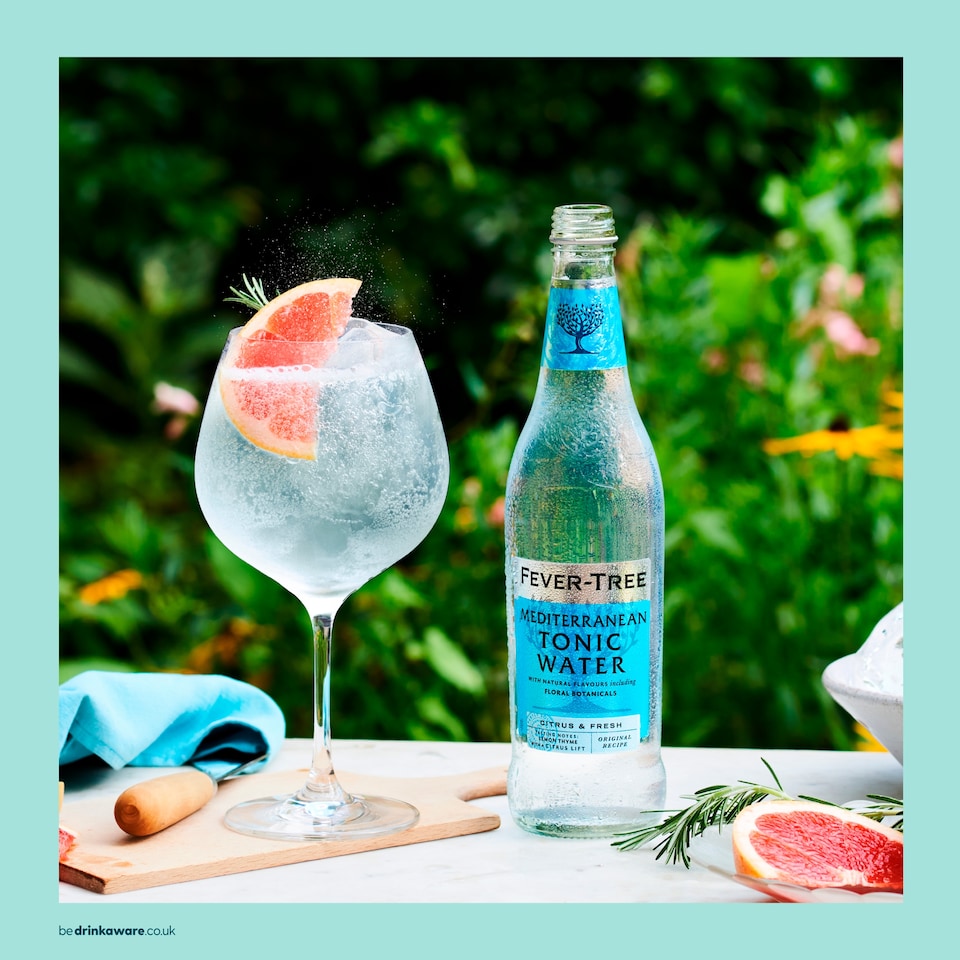 image 1 of Fever-Tree Mediterranean Tonic Water Bottle 500ml