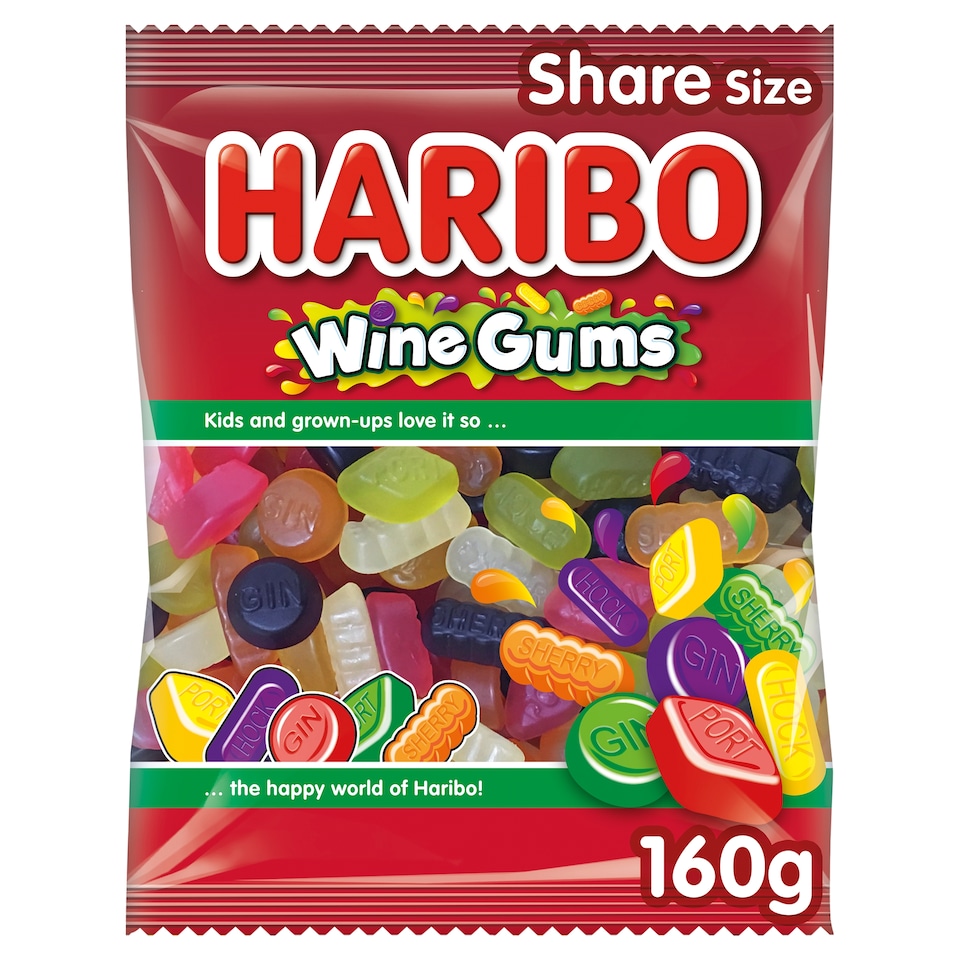 Haribo Wine Gums 160G