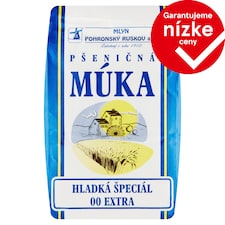 Mlyn Pohronský Ruskov Pšeničná múka hladká špeciál 00 Extra 1 kg