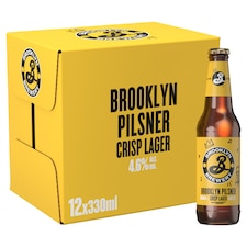 Brooklyn Pilsner Lager Beer Bottle 12x330ml