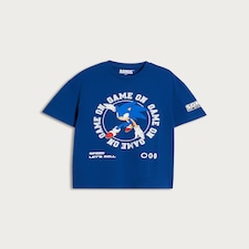 Sonic the Hedgehog Pure Cotton T-Shirt in Blue