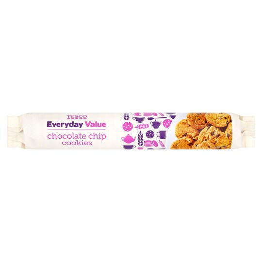 Tesco Every Day Value Chocolate Chip Cookie 250G