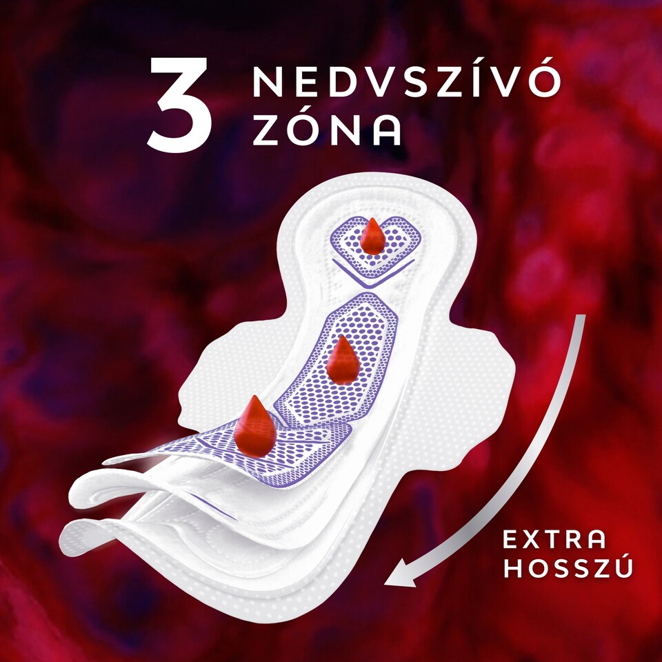 Libresse Ultra Large+ Goodnight szárnyas egészségügyi betét, éjszakai használatra 26 db  1. kép