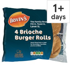 Irwin's Brioche Burger Rolls 4 Pack