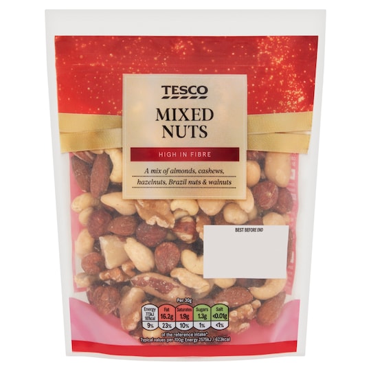 Tesco Mixed Nuts 225G