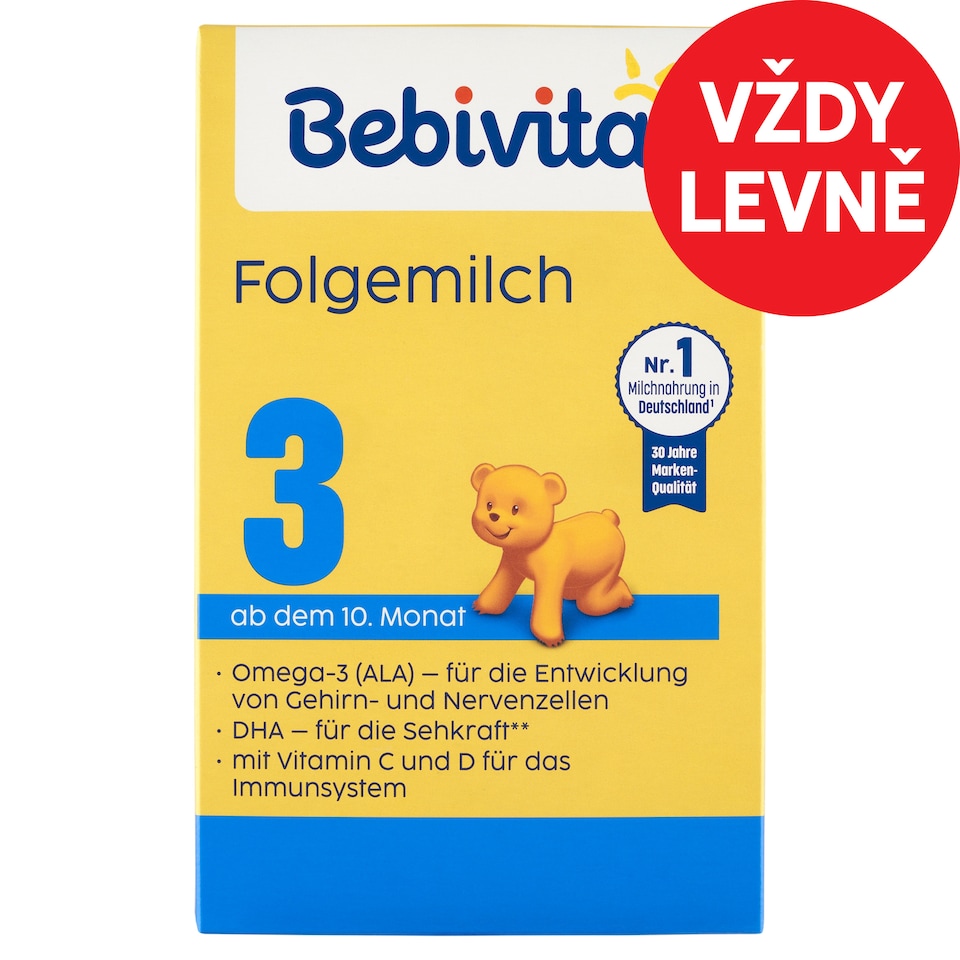 image 1 of Bebivita 3 Continuous Milk Infant Nutrition from the End of the 9th Month 500g