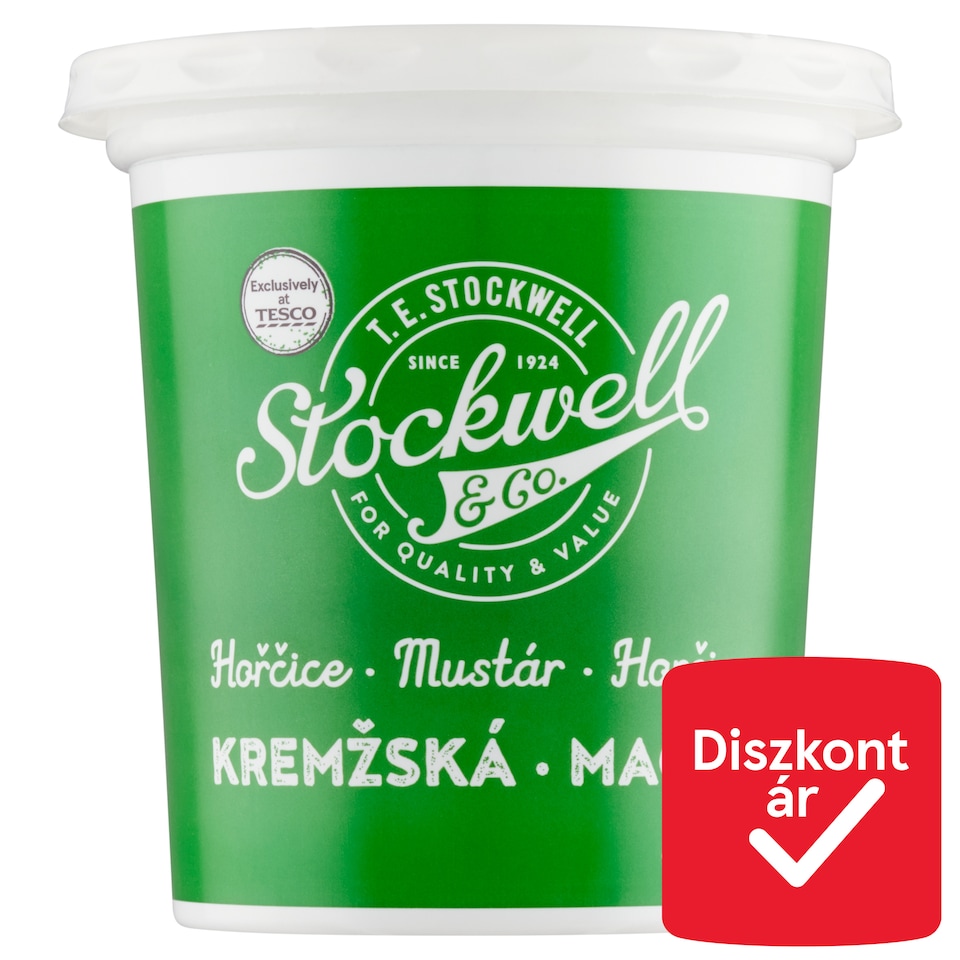 Stockwell & Co. magos mustár 400 g