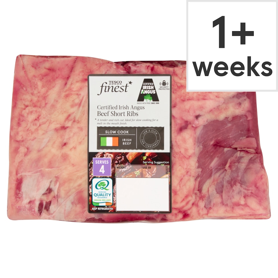 Tesco Finest Certified Irish Angus Beef Shortribs 1.25kg