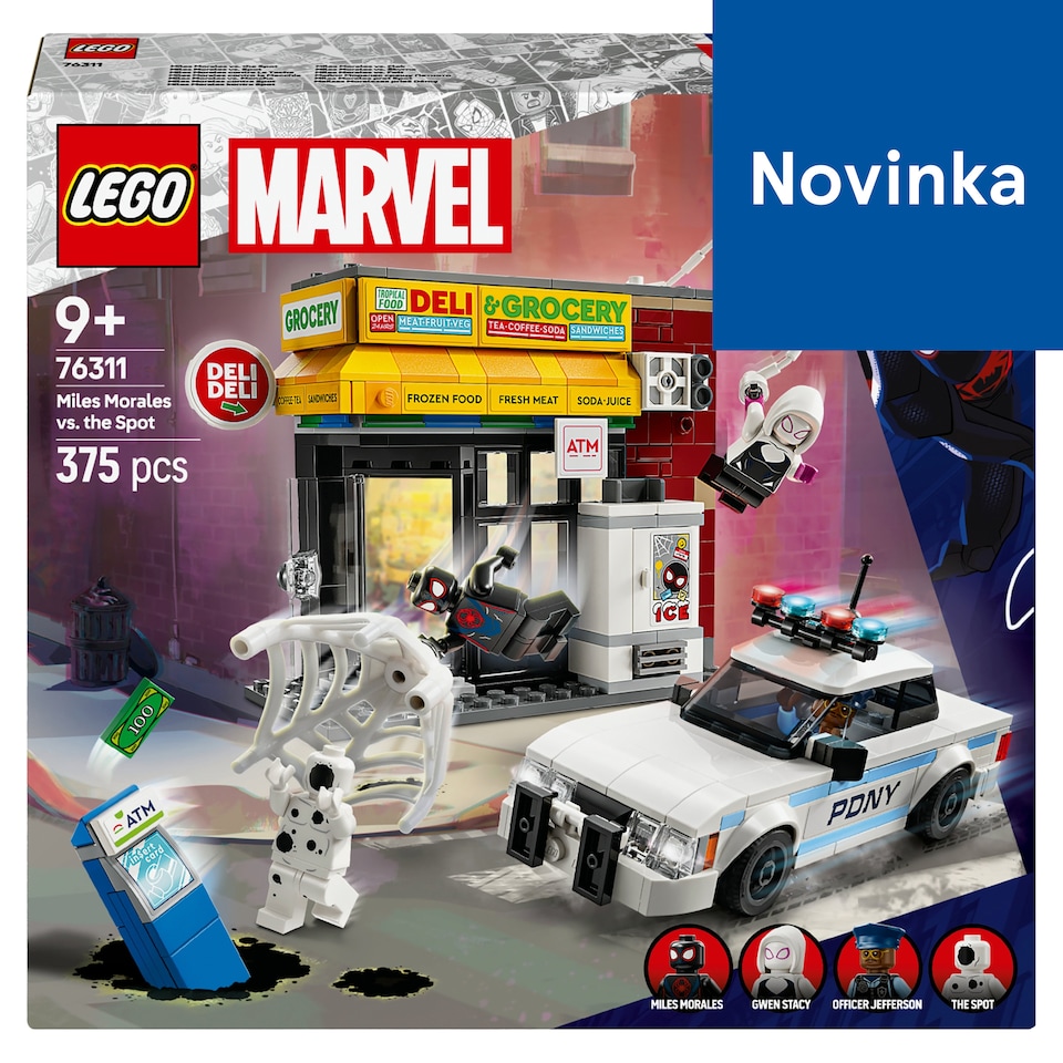 image 1 of LEGO Marvel 76311 Spider-Verse: Miles Morales vs. The Spot