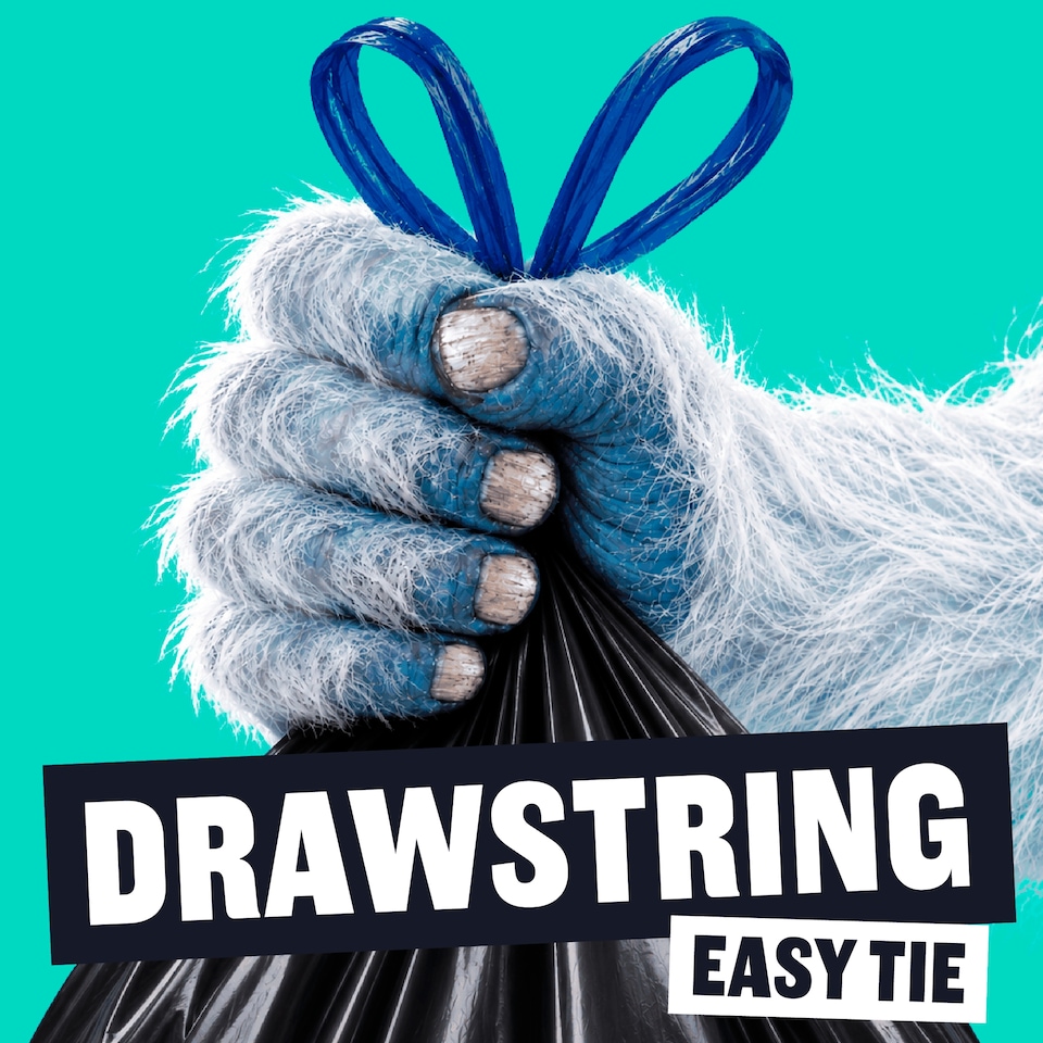 image 1 of Beast Super Strong Drawstring Bin Bags 70 Litre 10 Pack