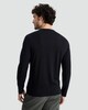 image 3 of F&F Pure Cotton Regular Fit Crew Neck Long Sleeved Top in Black