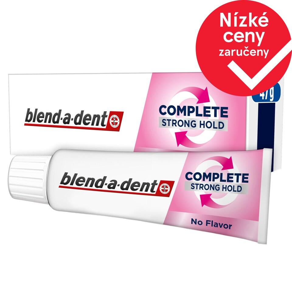 Obrázek 1 pro produkt Blend-a-dent Complete Fixační Krém Na Zubní Náhradu 47g, Neutral