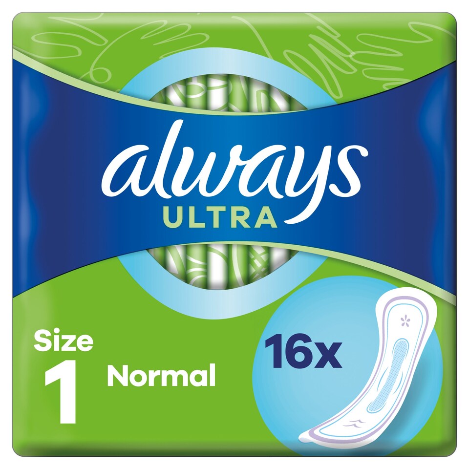 image 1 of Always Ultra Normal Size 1 Sanitary Towels 16
