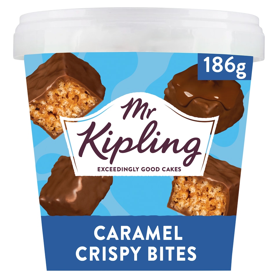 image 1 of Mr Kipling Chocolate Caramel Crispy Mini Cake Bites 186g