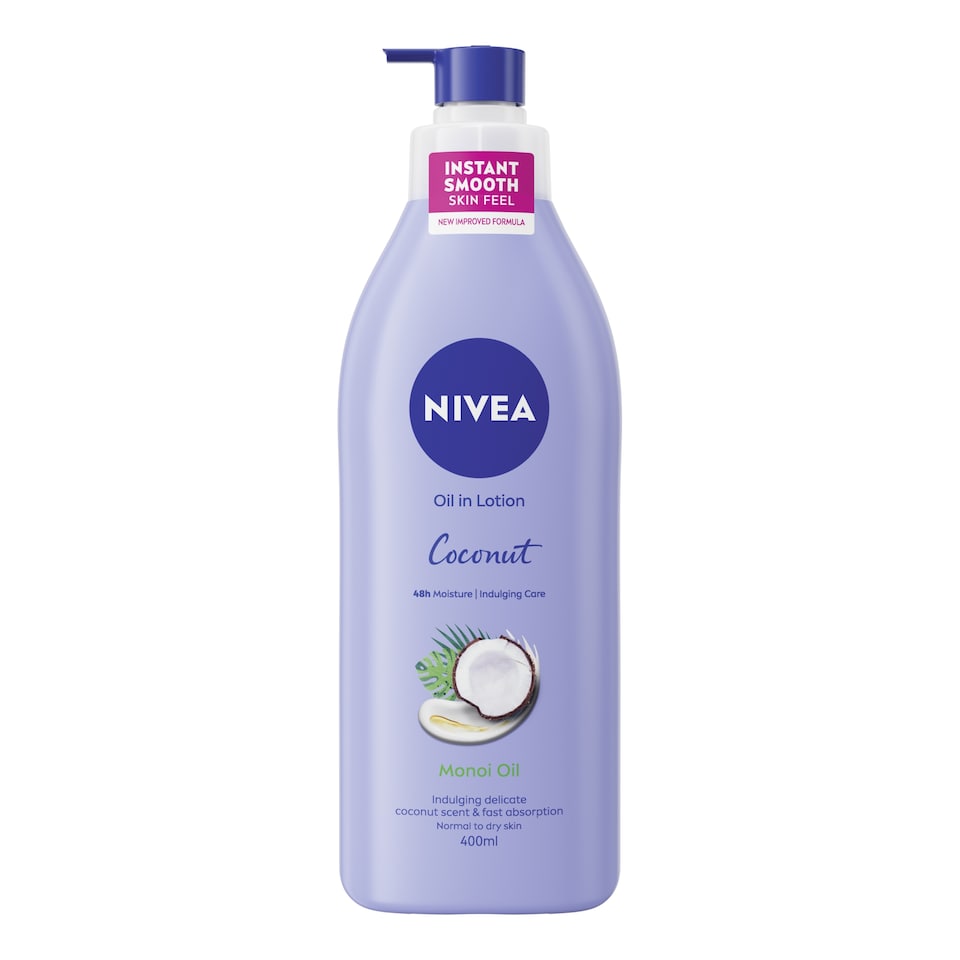 NIVEA Coconut & Monoi Oil Body Lotion Normal to Dry Skin 400ml