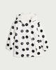 image 4 of F&F Girls Polka Dot Raincoat in Multi White