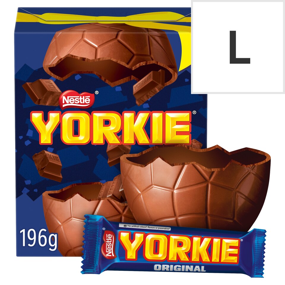 image 1 of Yorkie Milk Chocolate Easter Egg 196G
