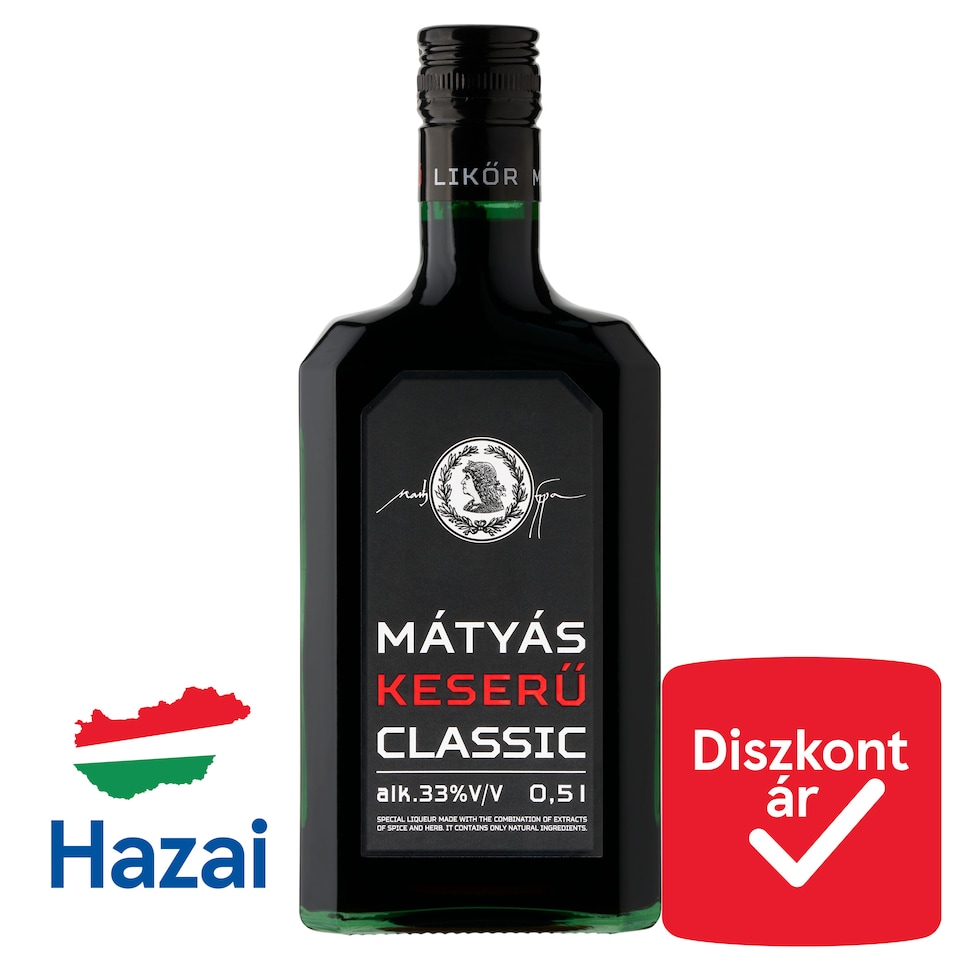 Mátyás Classic Bitter Liqueur 33% 0,5 l