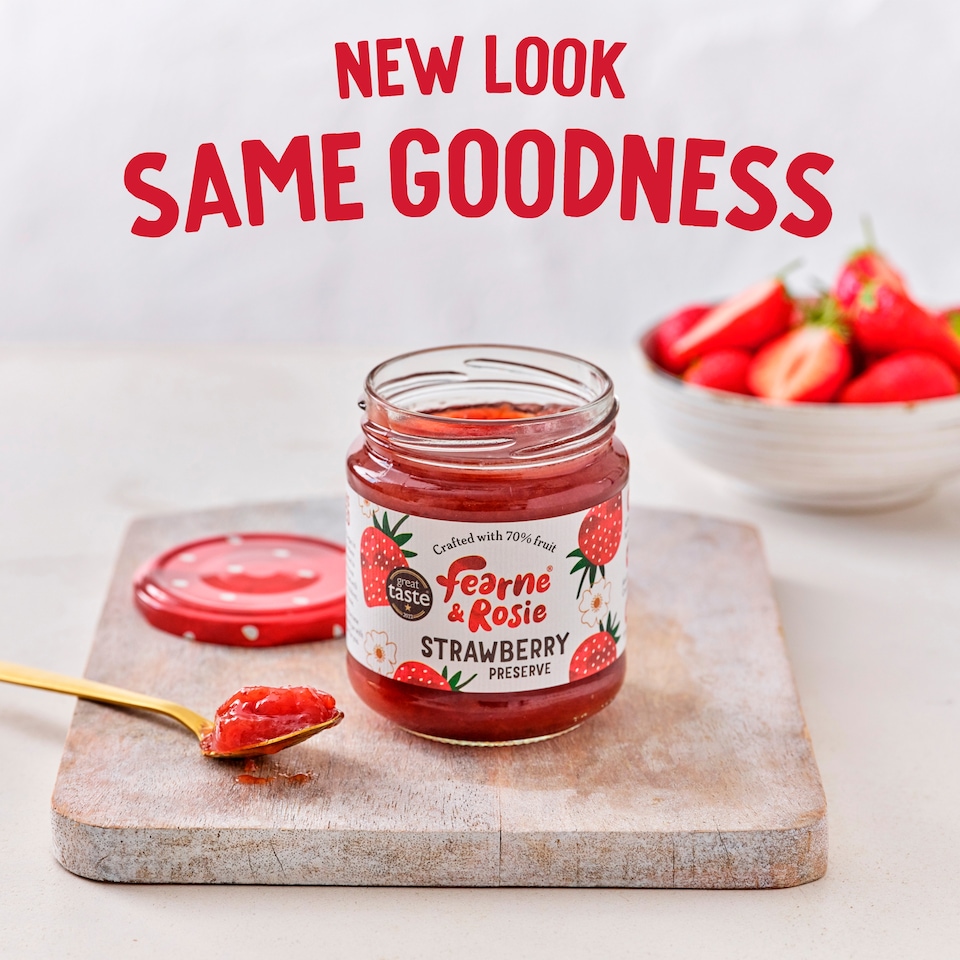 image 1 of Fearne & Rosie Strawberry Preserve 310g