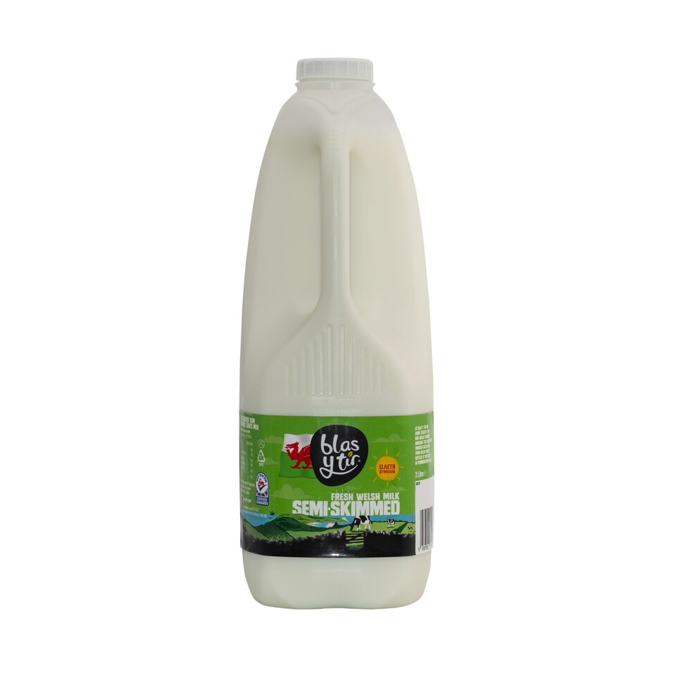 Blas Y Tir Semi-Skimmed 2 Litre