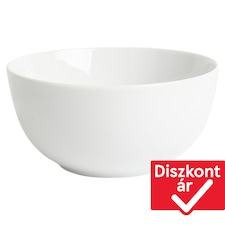 Tesco Core fehér porcelán müzlis tál
