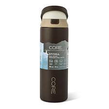 Core Kitchen Mocha Hydra Dual Function Water Bottle 710ml