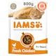image 1 of Iams Senior Cat Food With Fresh Chicken 800g