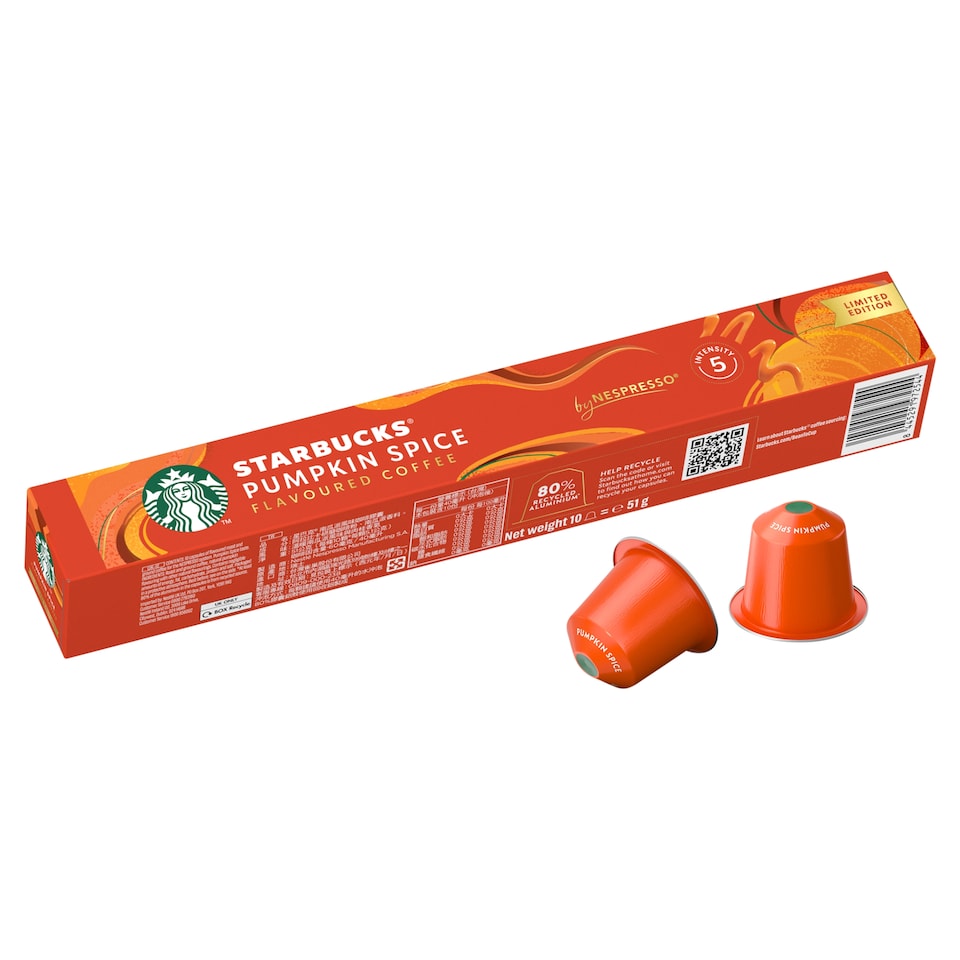 image 1 of Starbucks by Nespresso Pumpkin Spice 10 Capsules 51g