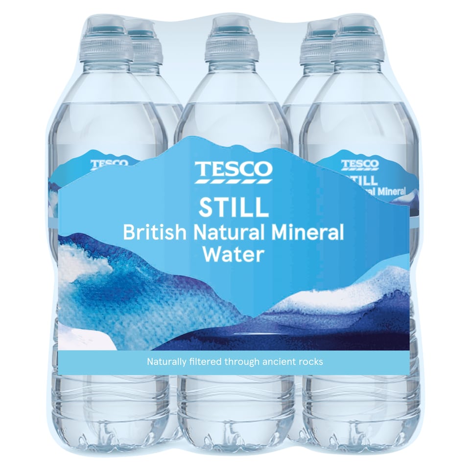 Tesco British Natural Mineral Water Sport Still 6 x 750ml