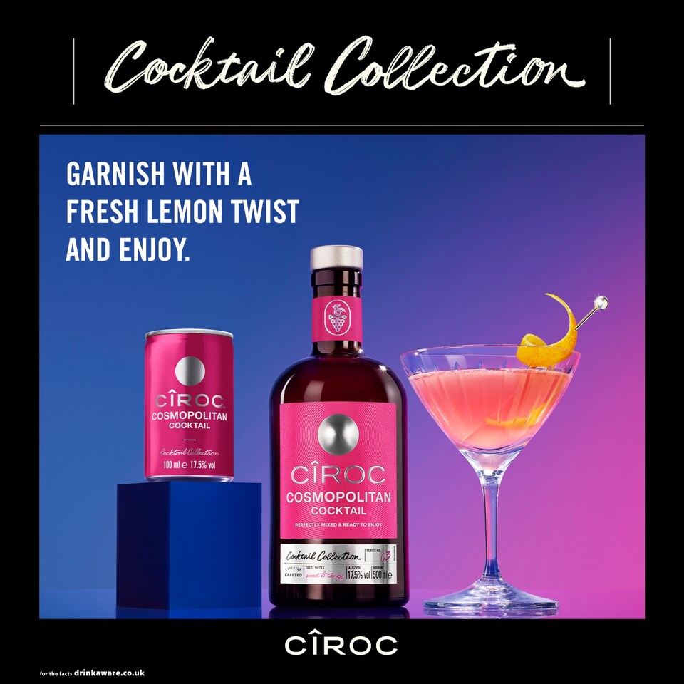 image 1 of Ciroc Cosmopolitan Cocktail 100ml