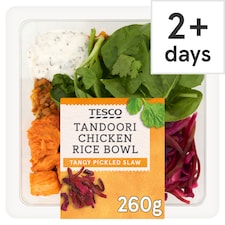 Tesco Tandoori Chicken Rice Bowl 240g