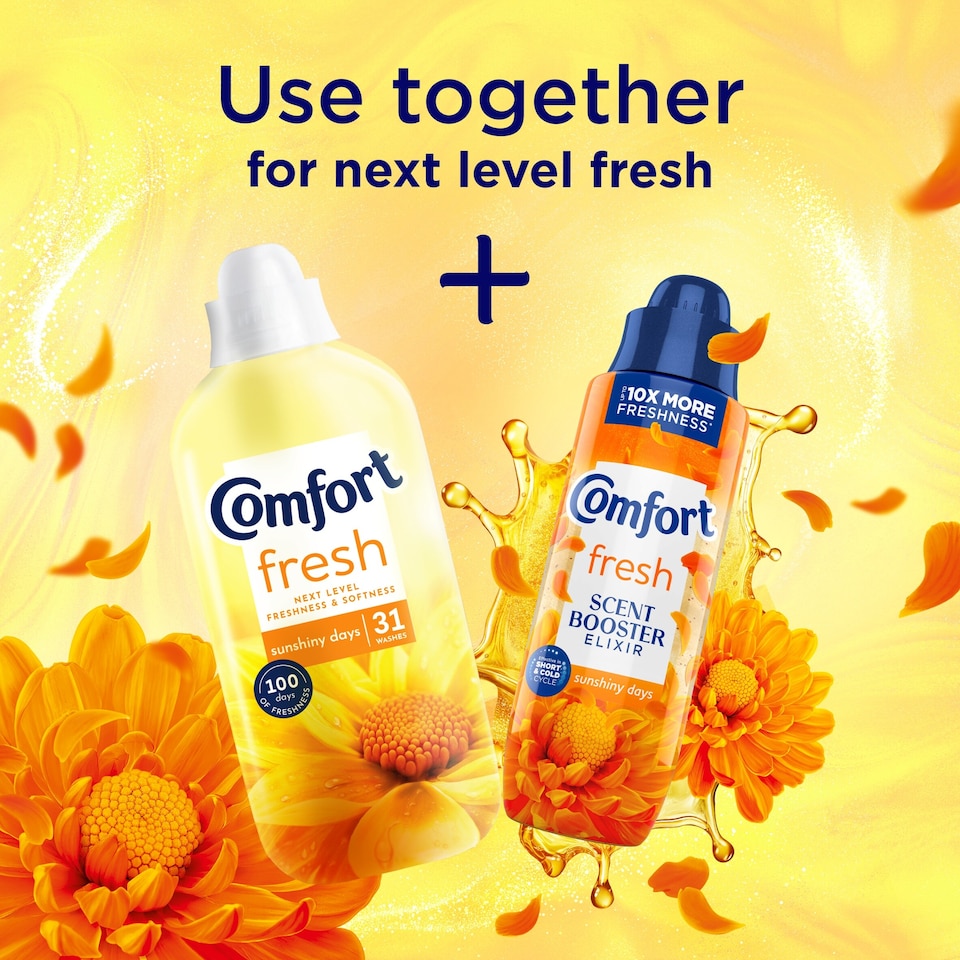 image 1 of Comfort Fresh Scent Booster Elixir Sunshiny Days 736ml