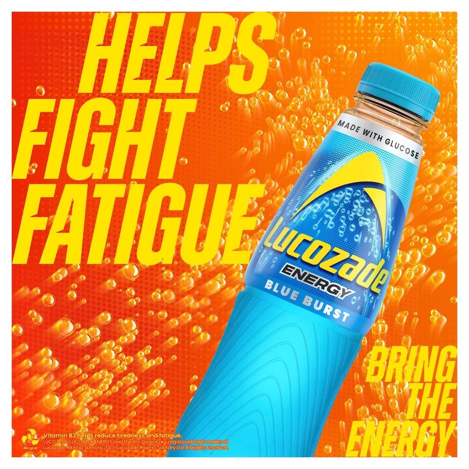 image 1 of Lucozade Energy Drink - Blue Burst 500ml